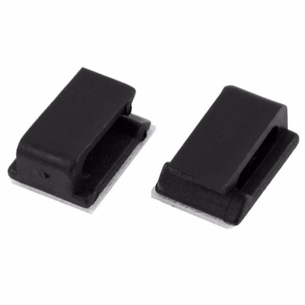 Selvklebende bilfeste for GPS-datakabel og lysledning black0 one-size 100pcs