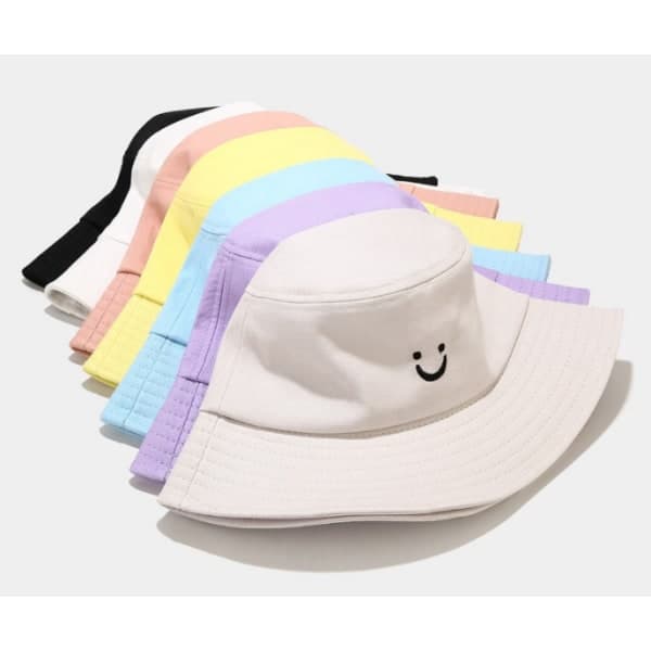 Farverig Fiskerhat til Voksne (Unisex) Light blue