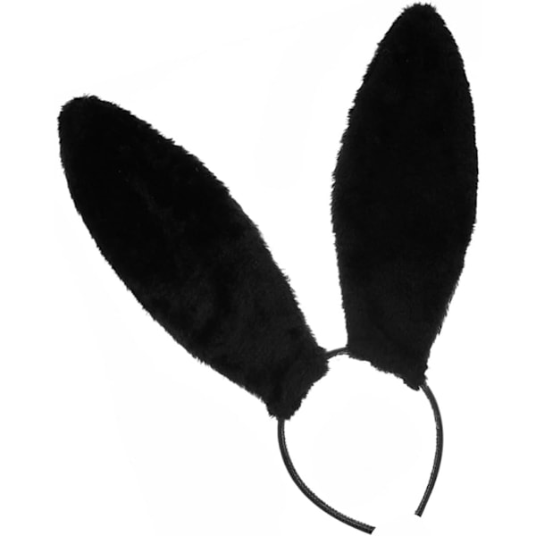 Kaninøre Hodebånd Cosplay Kaninøre Hodebånd Kaninøre Hårbånd Kostyme Hårbånd Cosplay Hodeplagg Kaninører Hårbånd Kostyme Hårtilbehør Black