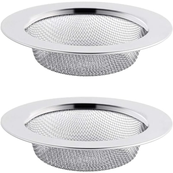 2PCS Stainless Steel Sink Strainer, 7.5cm Drain Strainer, Sink Strainer, Sink Strainer, Kitchen Sink Strainer