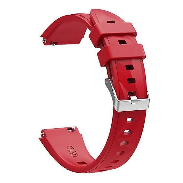 Kompatibel med Huawei Watch GT 5 Pro 42mm / GT 5 41mm Silikonerem 18mm Urrem Udskiftning Red