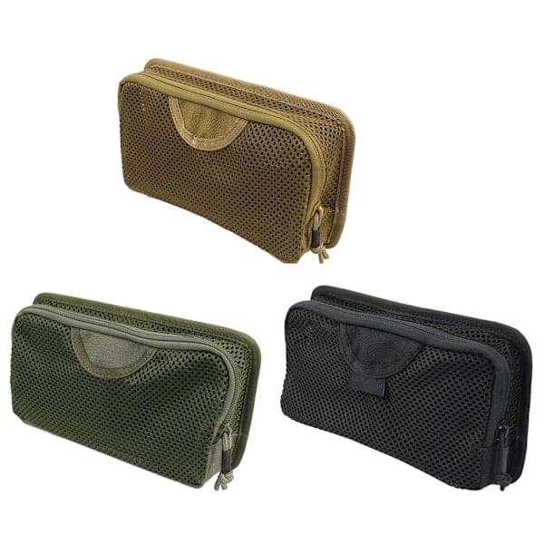 Kompakte, bærbare værktøjstasker 19x13x5 cm Army Green