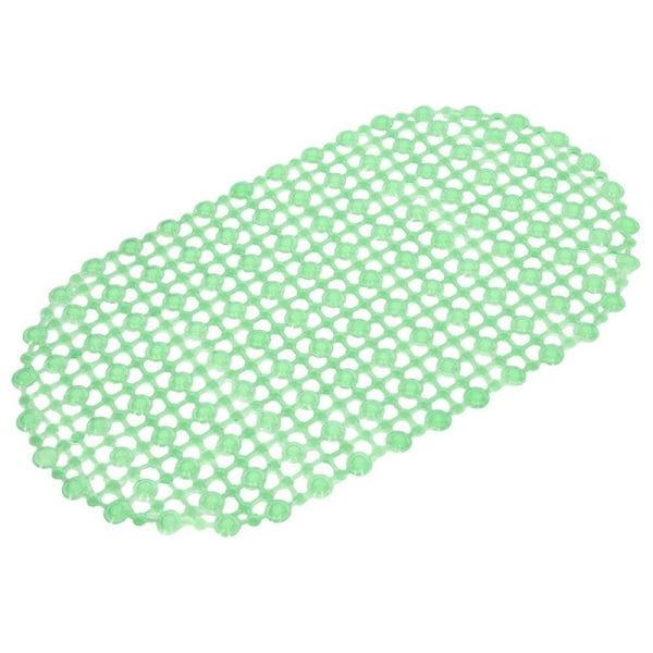 Oval halkfri badmatta Dusch Badrum massagematta Green