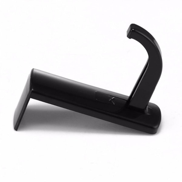 Universal Hodetelefonholder Væghængt Krog Headset Stativ Tripod T Sort One-size