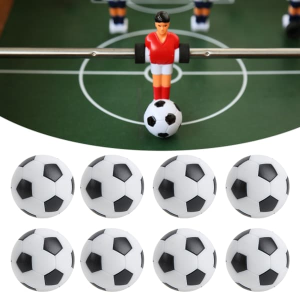 8 Mini Bordfodboldbolde 32mm Børne Bordfodboldspil Maskine Tilbehør