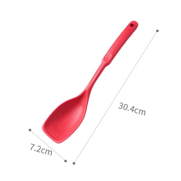 Multifunktionell spatelsked för matlagning Non-Stick Värmebeständig sked för matlagning Green