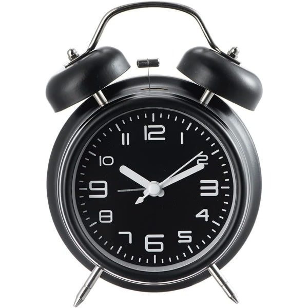 Super loud alarm clock for heavy sleeper adults, silent no tick