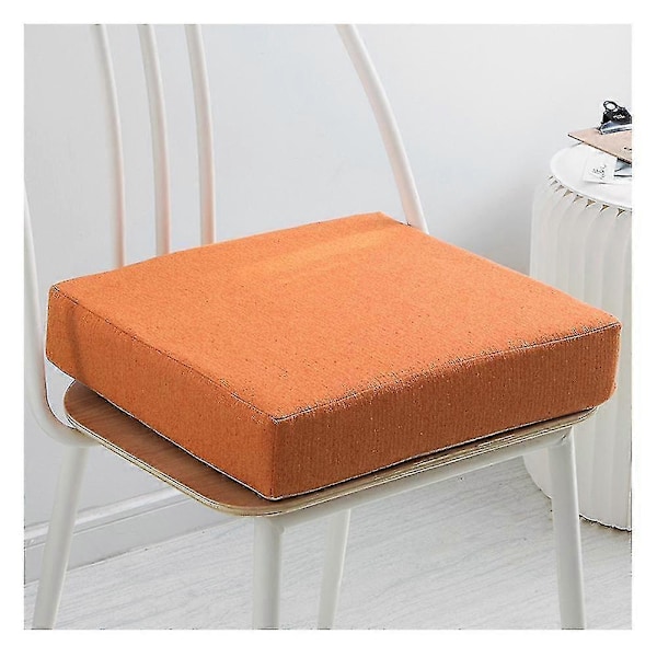 50*50cm Svamp Put Høy Elastisitet Personlig Tilpasset Pad For Kontor Sofaer Bokhandler Orange Square