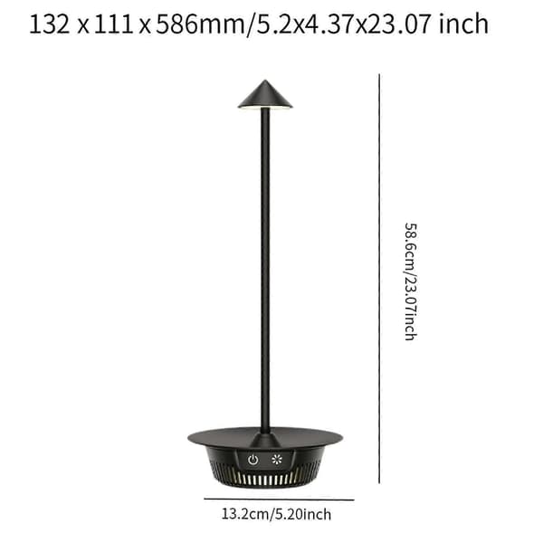 Bordslampa Laddningsbar Bordslampa för Utomhus Sovrum Vardagsrum