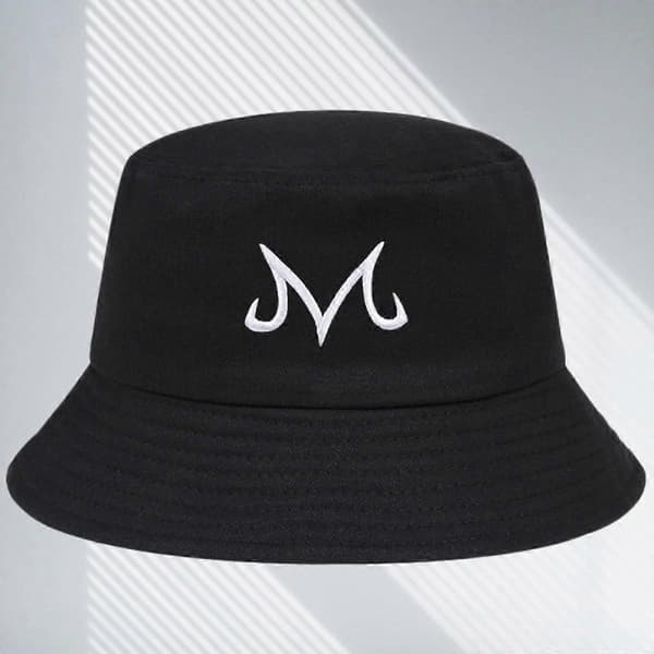 M Broderad Bucket Hat Solhatt Vuxen Bucket Hat Bokstav Hatt