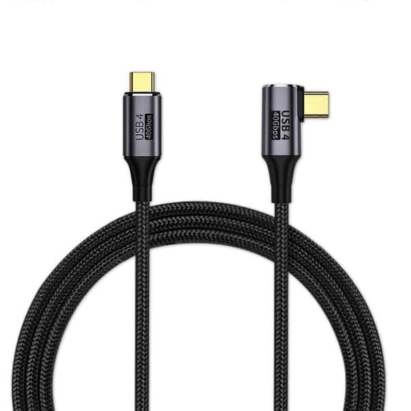 USB-C til USB-C Ladekabel Type-C PD 100W Lader 40G/bps Datalinje 0.3m