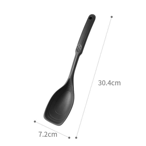 Multifunktionell spatelsked för matlagning Non-Stick Värmebeständig sked för matlagning Blue