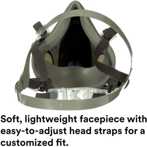 3M 6200 Återanvändbar Klassisk Halvmask, EN Säkerhetscertifierad