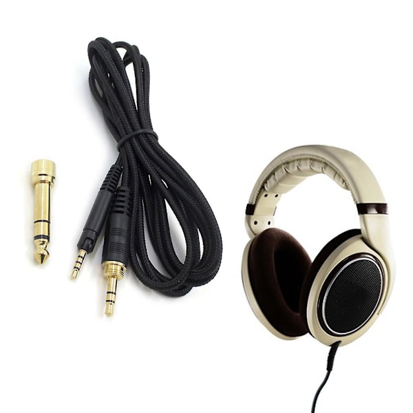 Uusi 2021 Vaihto 3,5 mm - 2,5 mm Kuulokekaapeli Sennheiser HD598 HD599 HD569 HD579 HD518 Audios Johto Kuulokkeet Kannettavalle Tietokoneelle Lähetä 6,35 Muunnin