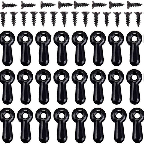 Billedramme Drejeknap Fastgørelsessæt, 100 STK Billedramme Bagsideclips Fotoramme Hardware C