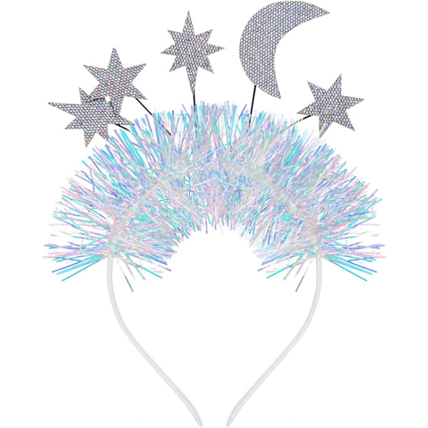 Joulukiilto sydän hiuspanta Glitter sydän hiuspanta Sydänmuotoinen koriste hiuspanta Punainen sydän Glitter tähti hiuspanta Pää Bopper hiusvarusteet Silver