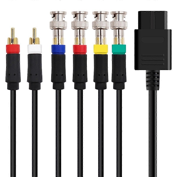 RGB/RGBS Kabel til N64 SFC SNES Videokonsoller Kompositkabel med Stærk Stabilitet