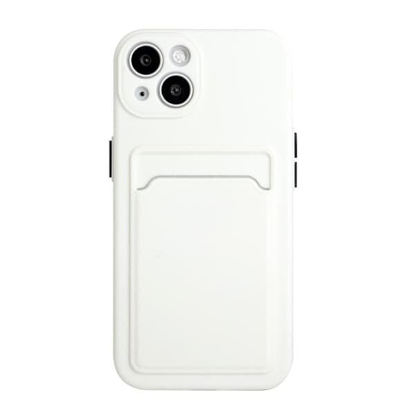 iPhone 13 Skal med Kortfack Vit