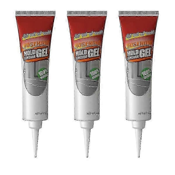 3 stk. muggfjerner gel muggfjerner for vask keramiske fliser for å mugg muggfjerning keramiske fliser 20g