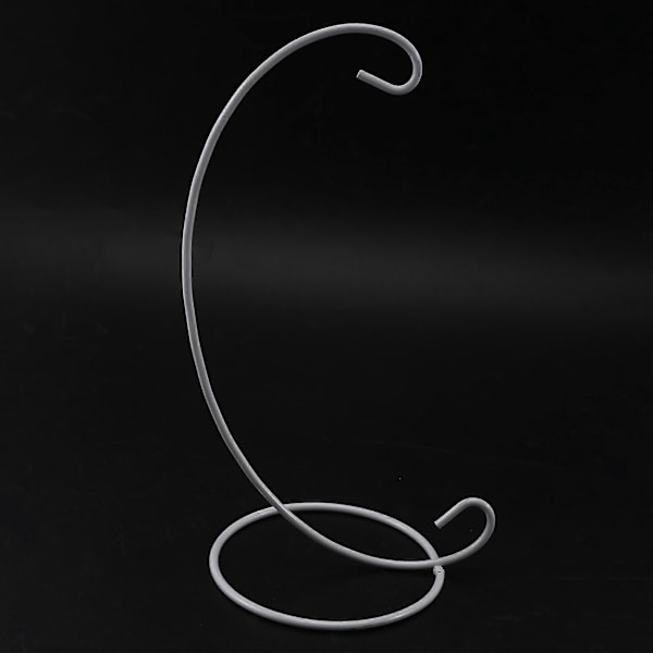 (6-pakning) Ornament Display Stand, Hvit Jern Hengende Stativ Rack Holder for Hengende Glasskule Luft P