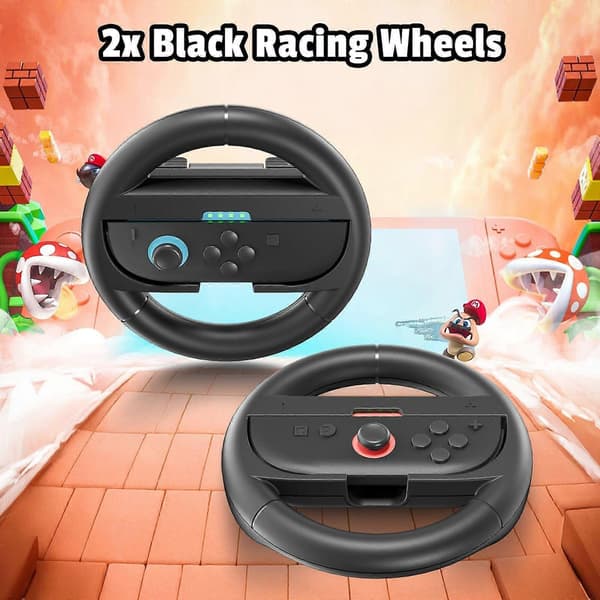 Vasen ja oikea kahva Racing -ohjauspyörän pidikesarja Nintendo Switch 2:lle