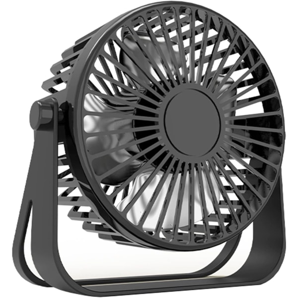 USB Desk Fans With Adjustable 3 Speeds-Table Fan For Bedroom, Ideal for Home,Office-Silent Mini Fan with 360° Vertical Rotation-Portable USB Desk Fan