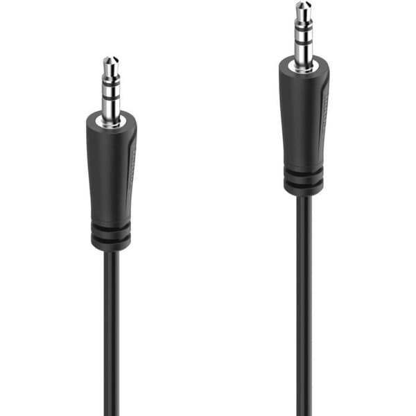 3,5 mm han til han jackkabel - 1 enhed - sort - stereo lyd - til bil og hovedtelefoner - 1,5 m