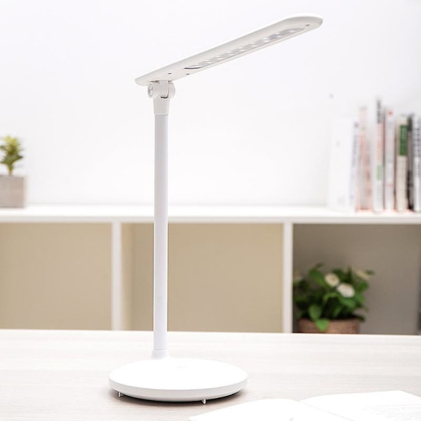 Led bordslampa USB bordslampa, Atsui uppladdningsbar bordslampa för hemmakontor, 180 vridbar 3 färglägen x obegränsad ljusstyrka, minnesfunktion