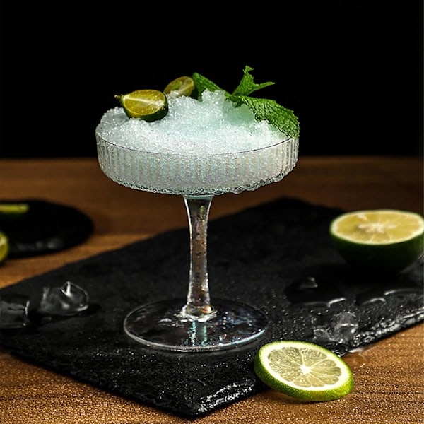 180 ml uurrettu martiniglasi, 4 kpl setti, vintage coupe -lasi, kristallinen cocktail-lasi jalalla, kirkas viinilasi pinkki 1 kpl White