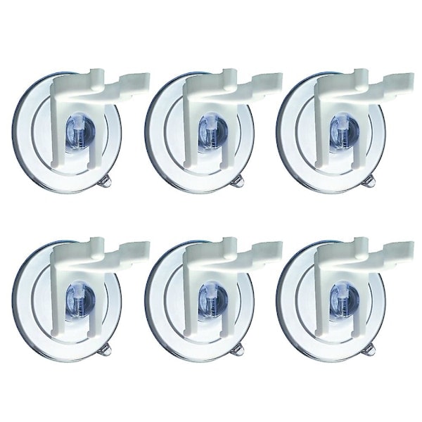 8 stk. Dekorative Lyslygter Vindues Sugekop Klammer Elektriske Lysestager LED Lysestager Vindues Lys Klammer