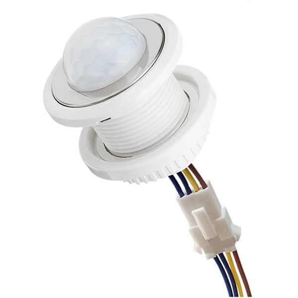 Mini Rörelsesensor Ljusbrytare 110-220v Pir Sensor Smart Detektion Tidsfördröjning Justerbar Infraröd
