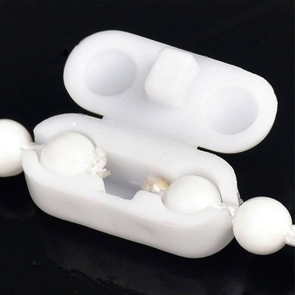 10 stk./pakke Plast Rullegardin Snoretræk Connector Gardin Kæde Connector Shytmv 10 STK
