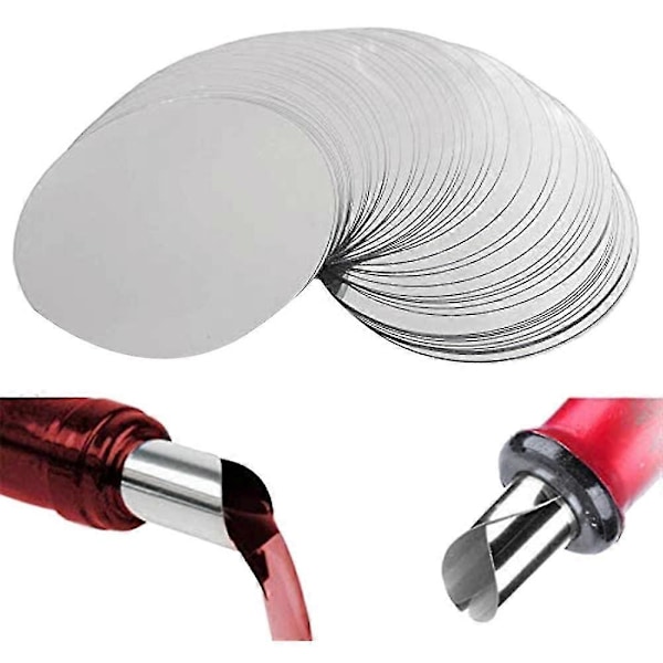 150 st 7,6 cm Silver Vinkorkar Droppfria Droppskydd Hällpip Häll Vinet Tunt