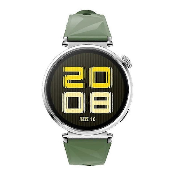 Kompatibel med Huawei Watch GT 5 Pro 42mm / GT 5 41mm Silikonerem 18mm Urrem Udskiftning Green