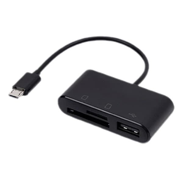 USB C 3-in-1 Hub -muunnin Type C -sovitin SD-kortinlukija Macille type-C