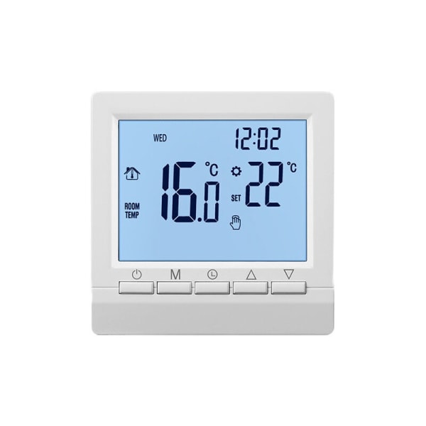 Smart wall thermostat with LCD display for underfloor heating -