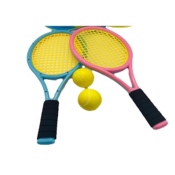 Tennisracket för barn med väska, badmintonbollar för barn (3+ år), utomhus- och inomhusspel för småbarn