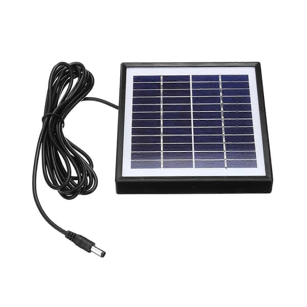 12V soloplader 18W bærbart strømpanel batterivedligeholder kompatibel med 12V batterier, kamera, webcam, Android-enheder, S7 Edge