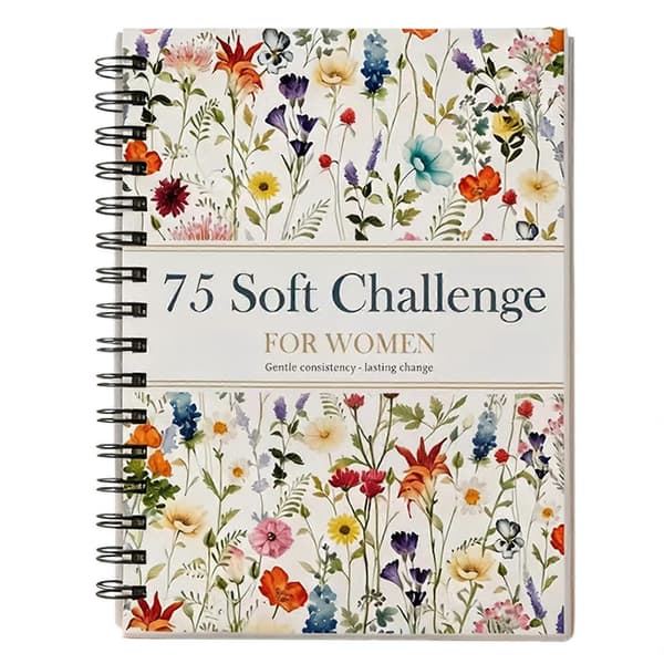 75 Soft-Challenge Journal til kvinder En praktisk tracker til at overvåge dine fremskridt-træninger og velværemål