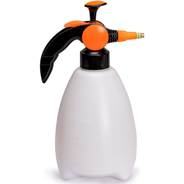 Water Mister & Spray Bottle For Plants & Gardens - 1.5 Liters Sprayer With Adjustable Pressure Nozzle