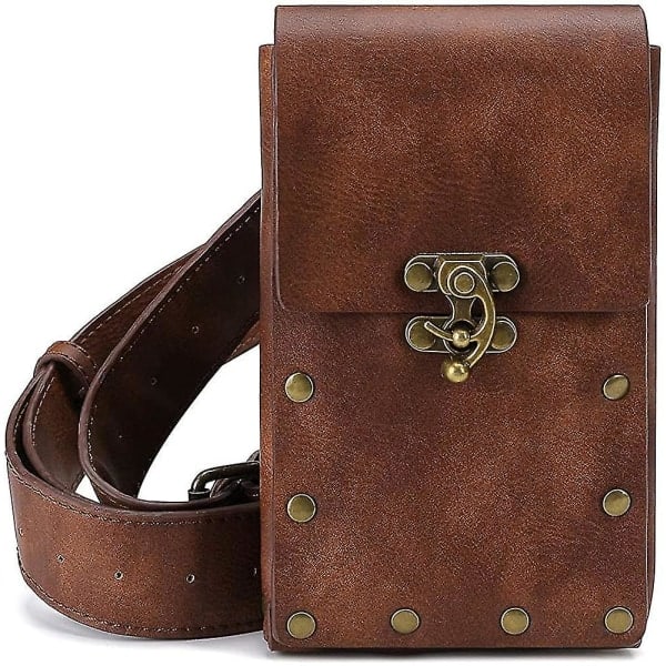 Steampunk Crossbody Axelväska Gotisk Midjeväska