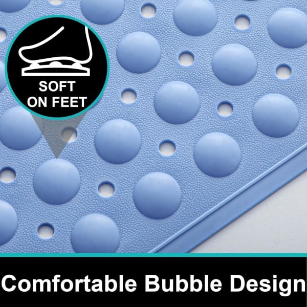 Duschmatta halkfri anti-mögel, 70 x 40 cm TPE-material duschmatta halkfri med fotmassage, säkra halkfria duschmattor för dusch