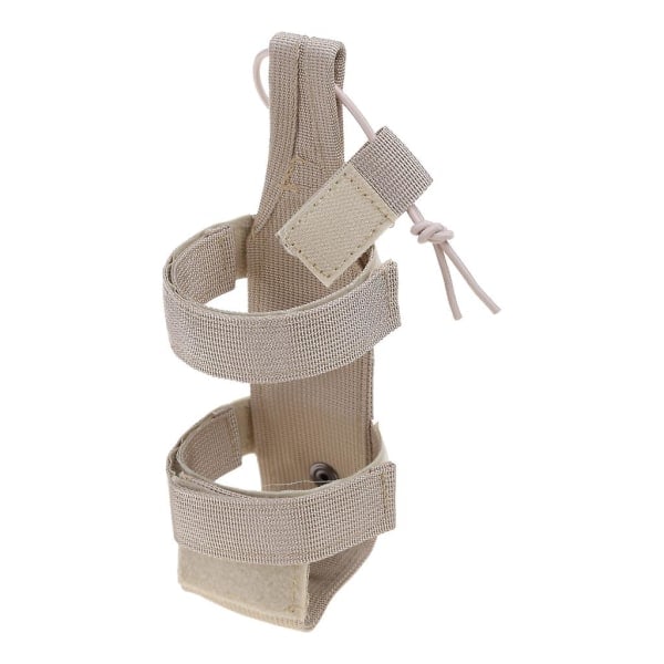 Vattenflaskhållare Nylon Taktisk Vattenflaskväska Vattenflaskbärväska Khaki Khaki