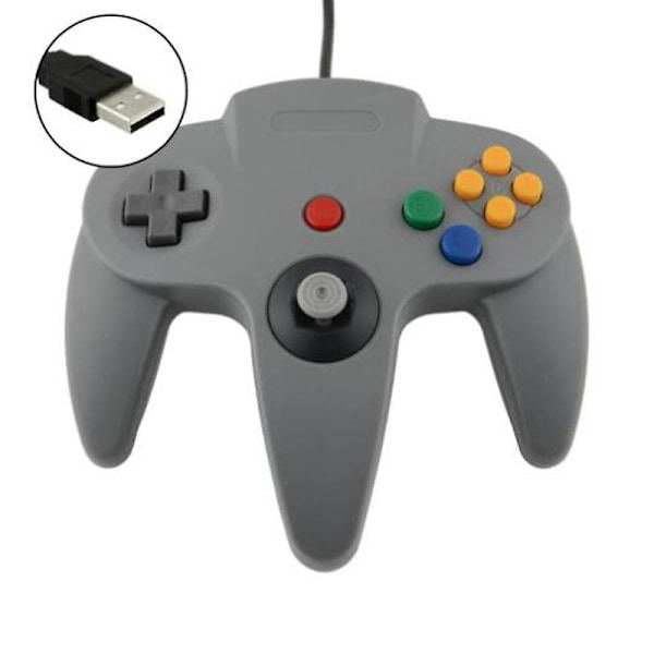 Peliohjain Joypad Joystick USB Gamepad Nintendo Game Cubelle N64 64 PC:lle