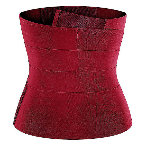Snatch Me Up Bandage Wrap Lændestøttebælte Justerbare Komfortable Rygstøtter til Lindring af Lændesmerter Red 3m