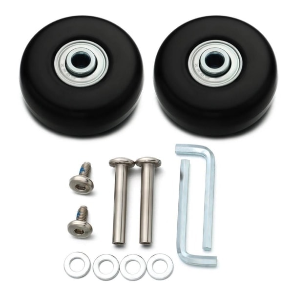 Matkalaukun osat akselit Matkalaukun pyörät 90mm * 24mm