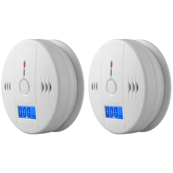 Alarm, CO-monitor med LED-display, Kulmonoxid LCD til butikker, supermarkeder, kontorer