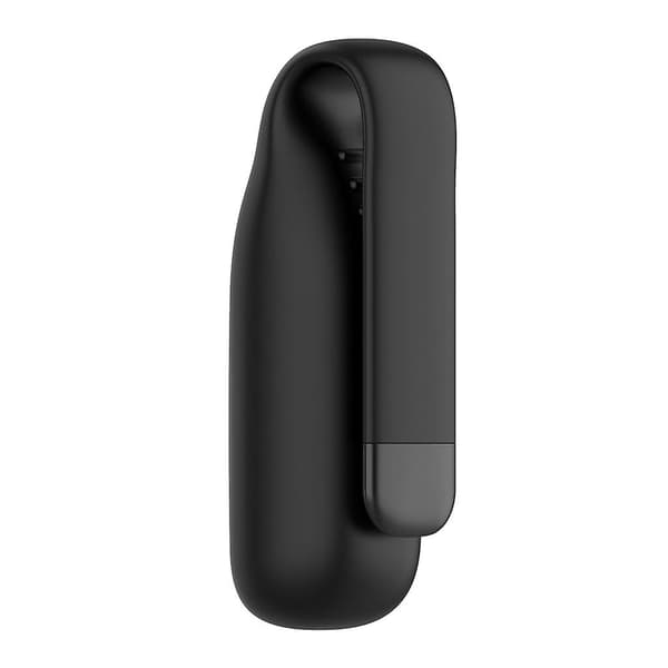 Fitbit-Luxe -kellolle silikoninen suojakotelo, koukku ja metallilukko Black