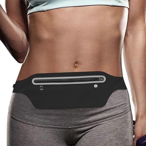 Slank løpebelte-veske for trening