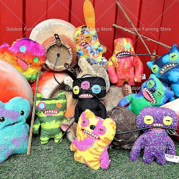 Fuggler Plush Budgie Fuggler Edition og Laboratory Misfits Edition Britisk Merke Morsom Stygg Monsterleketøy Sasquoosh